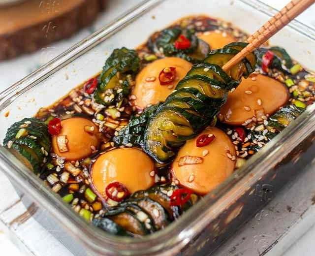 Addictive at first bite! A versatile and appetizing side dish: pickled cucumber 🥒 + braised eggs 🥚