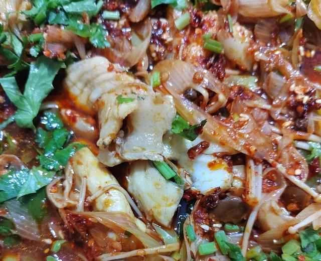 Home-style boiled sea bass recipe