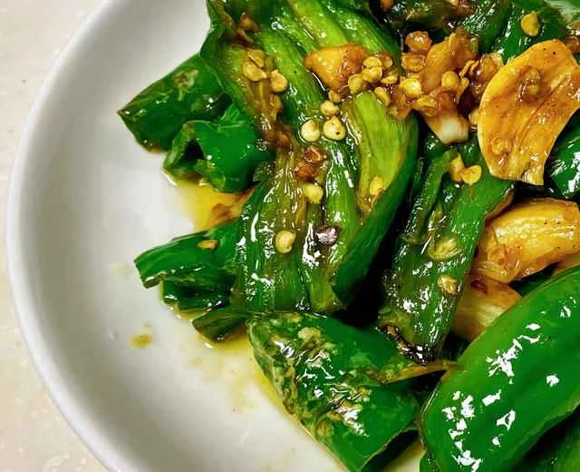 Learn to stir-fry green peppers in 1 minute | A delicious and easy home-style dish recipe