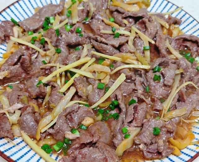 Quick and easy dish - Steamed Beef with Pickled Mustard Greens Recipe