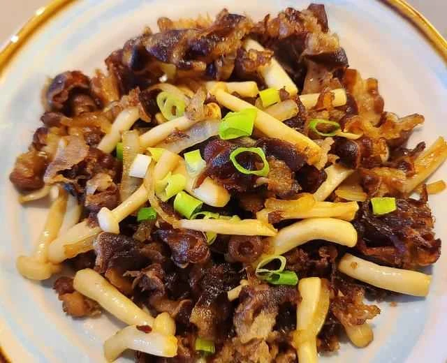 🪷Stir-fried Fatty Pork Rolls with Seafood Mushrooms (Home-style Dish) Recipe