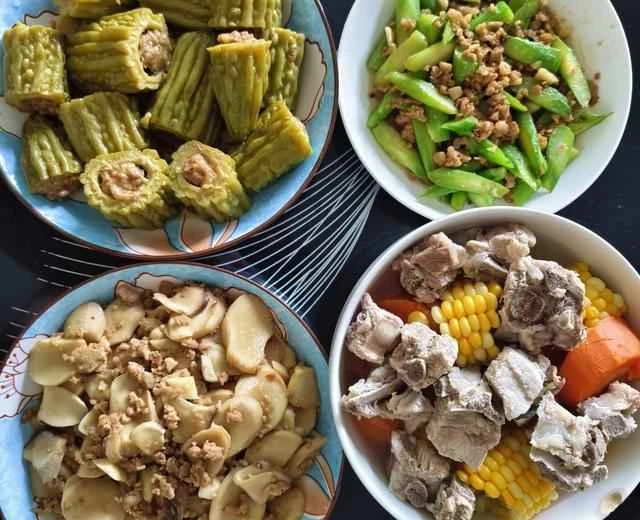 A record of home-style recipes