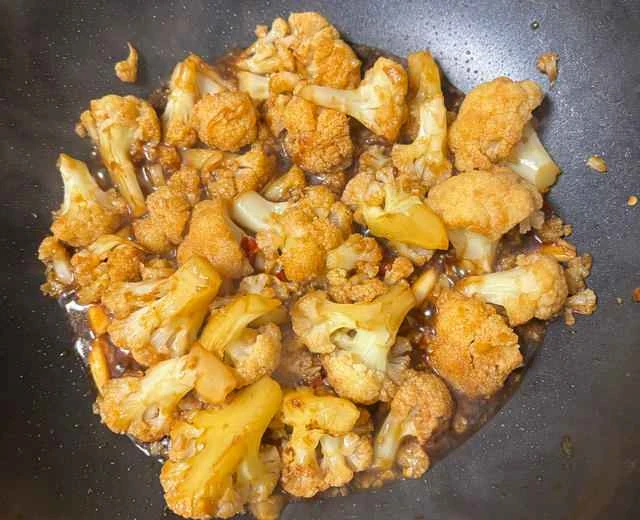 Spicy Stir-fried Cauliflower (Tender and Delicious with Rice) Recipe