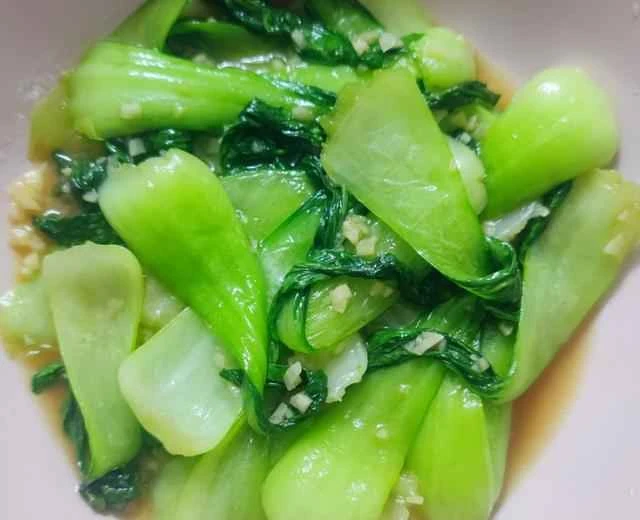 Garlic Lettuce Recipe from 100 Home-Style Dishes