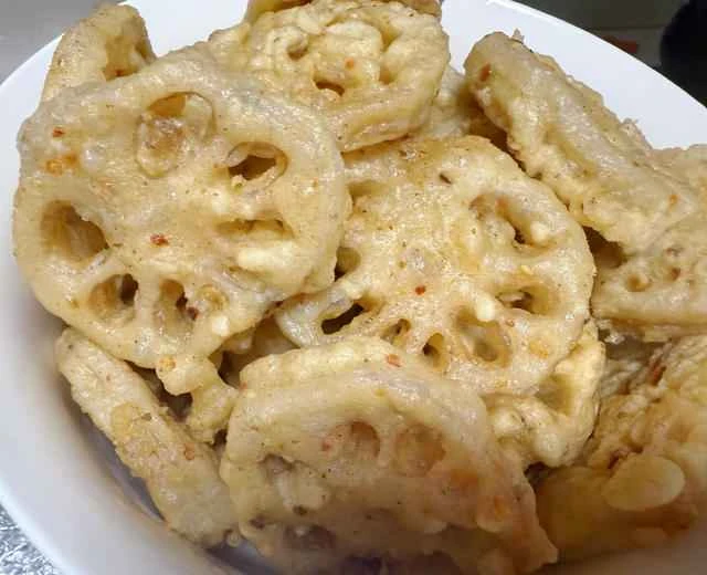 Quick and easy home-style dish - Lotus root sandwich recipe