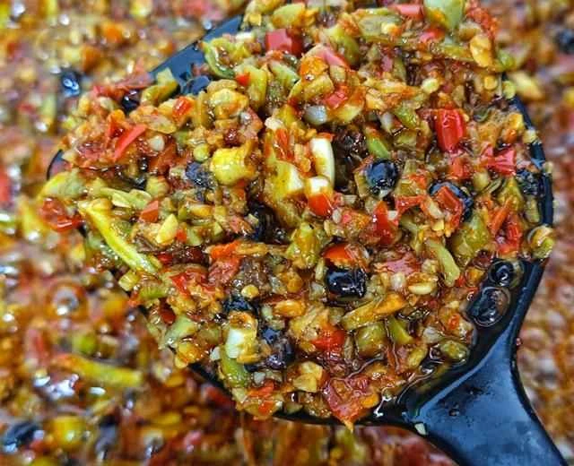 Homemade Dried Mustard Greens Chili Sauce Recipe - So Delicious and Perfect with Rice!!