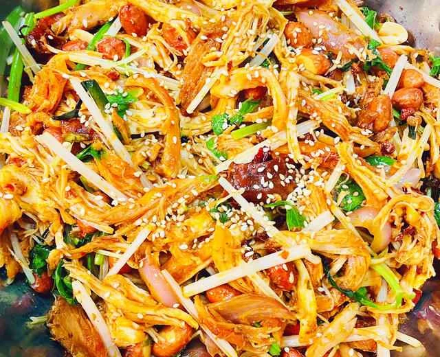 Sam's Roasted Chicken Recipe - Dry Pot Shredded Chicken